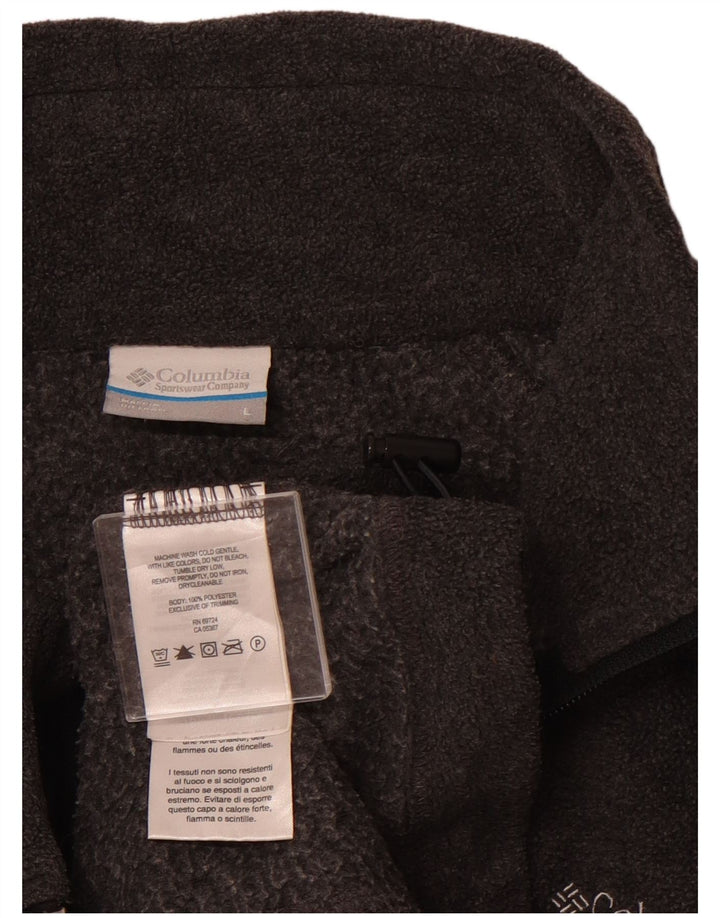 Jachetă fleece Columbia pentru femei UK 16, mare, gri, poliester