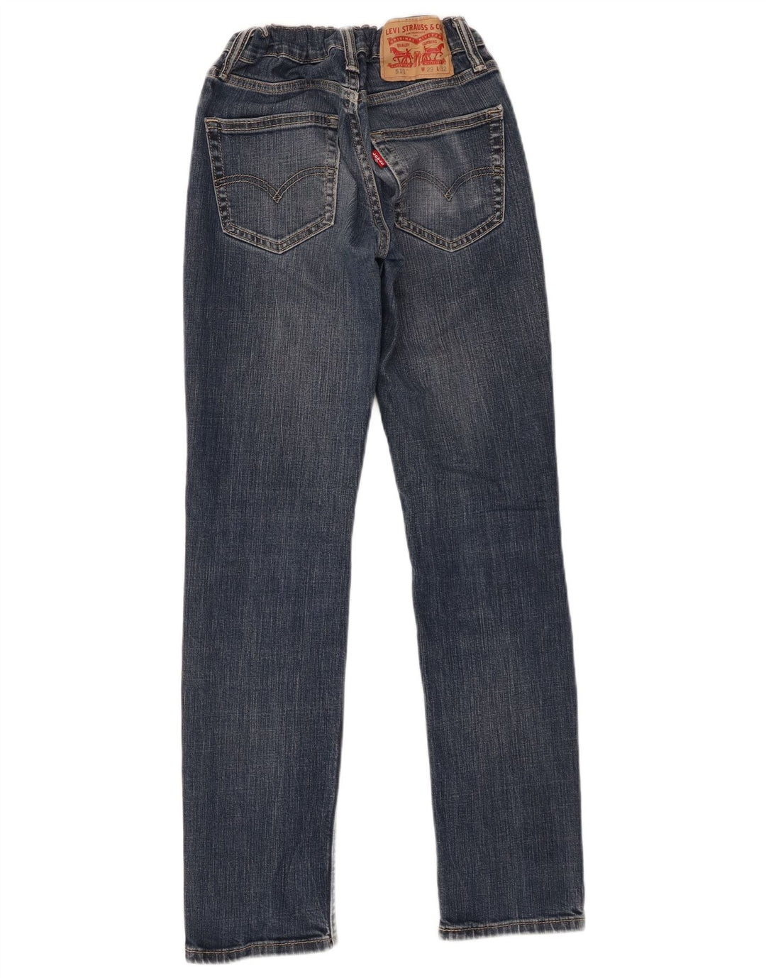 Blugi Levi's 511 Distressed Slim W29 L29 Bumbac albastru