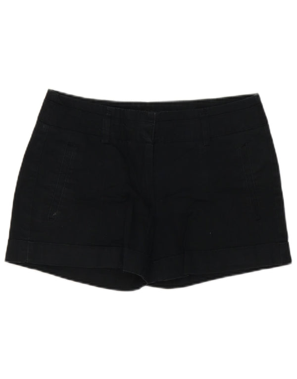 Pantaloni scurti chino pentru femei Zara mici W26 bumbac negru