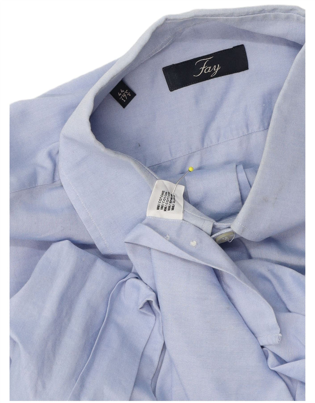Cămașă pentru bărbați Fay Mărimea 44 17 1/2 XL Bumbac albastru
