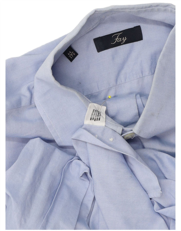 Cămașă pentru bărbați Fay Mărimea 44 17 1/2 XL Bumbac albastru