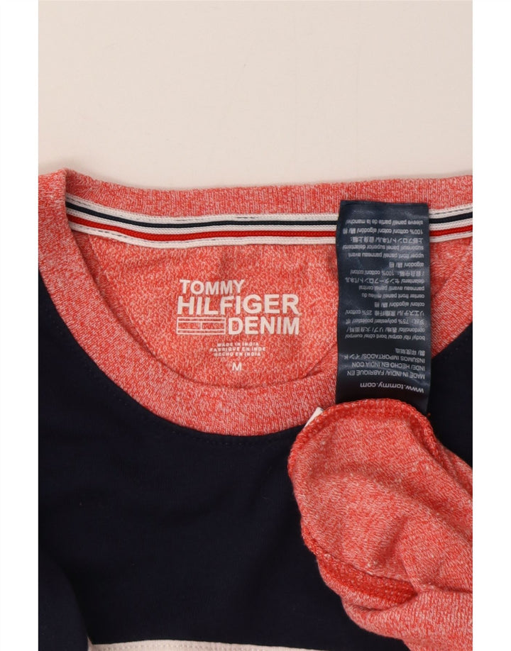Hanorac TOMMY HILFIGER Pulover pentru femei UK 14 Medium Red Colorblock