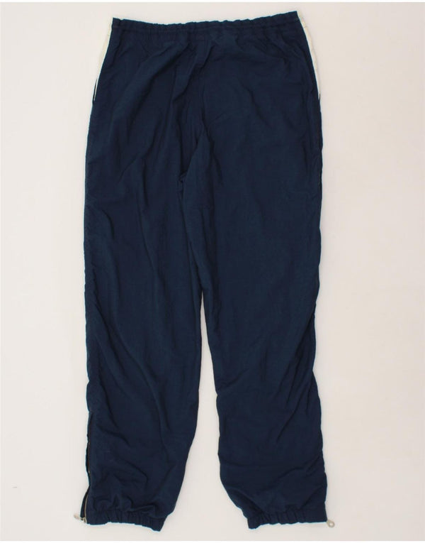NORDICA Mens Tracksuit Trousers Joggers IT 50 Large Navy Blue Colourblock