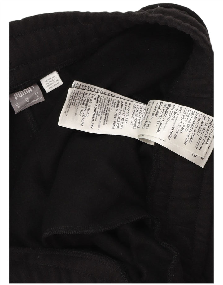 Pantaloni de trening PUMA pentru femei Joggeri UK 18 XL Bumbac negru