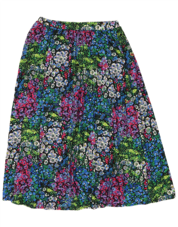 Fusta midi plisată pentru femei OASIS Mic W26 Poliester floral multicolor