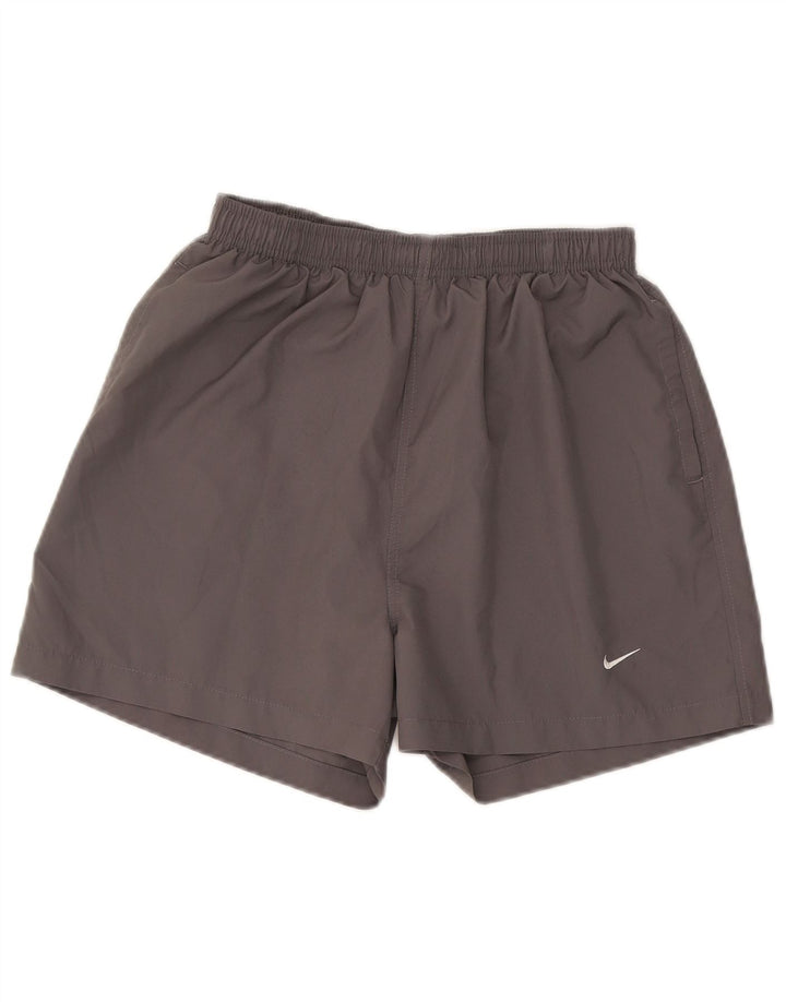 Pantaloni scurți sport Nike pentru bărbați, mari, gri, poliester