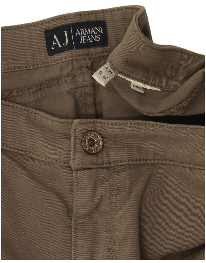 ARMANI Pantaloni slim casual pentru femei W31 L28 bej