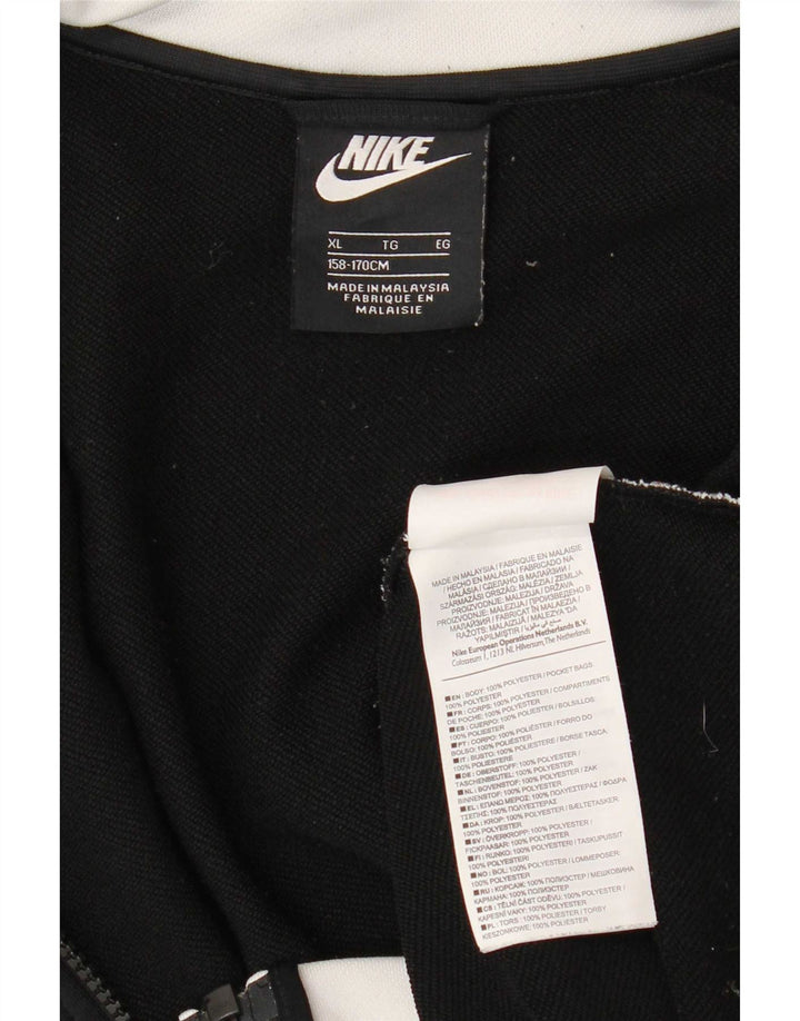 Jachetă de trening pentru băieți Nike 13-14 ani XL Poliester color bloc negru