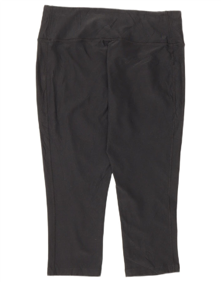 Leggings capri Nike Dri Fit pentru femei UK 12 Poliester mediu negru