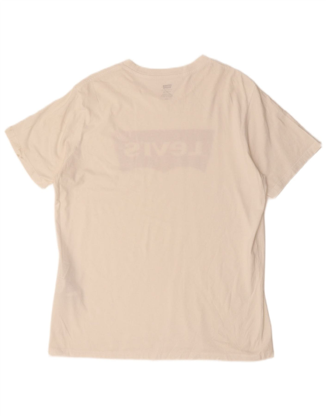 Tricou cu grafic Levi's, cu croiala standard, pentru bărbați. Top mare din bumbac alb