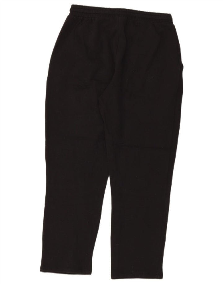 Pantaloni de trening ZARA pentru femei UK 8 Small Black Bumbac