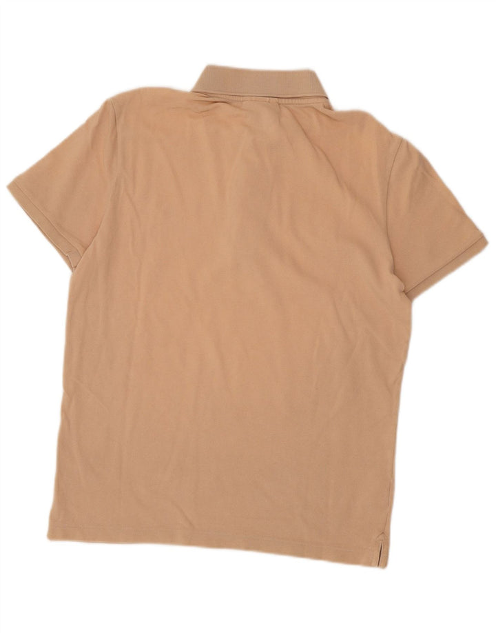 Tricou polo pentru bărbați Lacoste Slim Fit Mărimea 4 Bumbac Bej Mediu