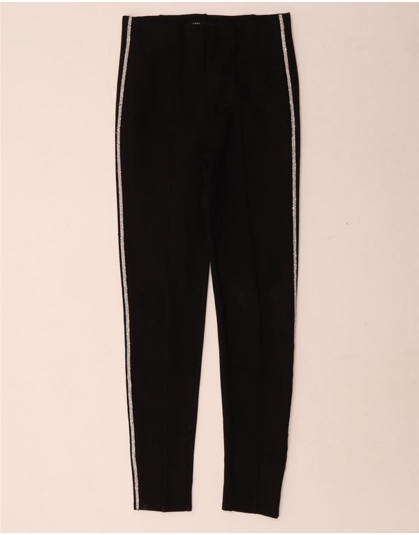 Pantaloni skinny casual pentru femei Zara Mediu L28 L28 Viscoza Neagra