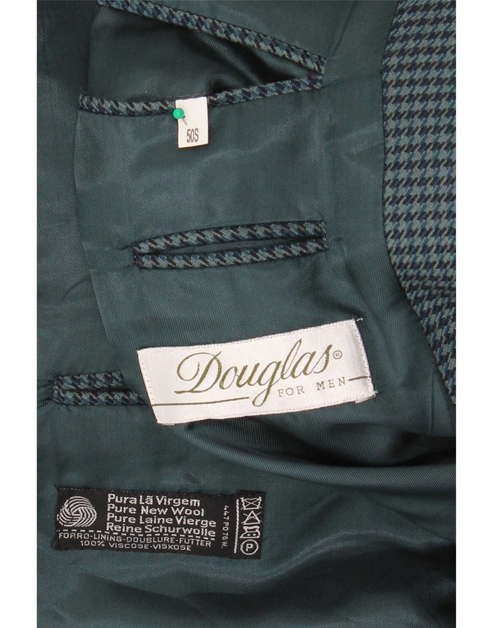 Blazer pentru bărbați Douglas cu 2 nasturi, IT 50, verde mare, picior de găină