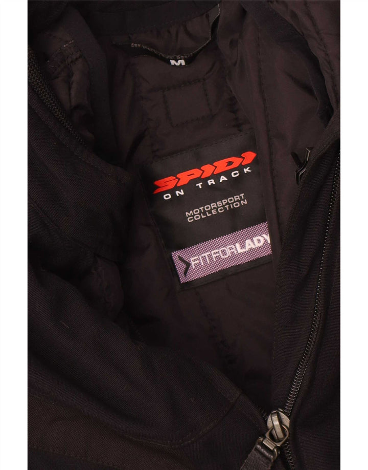 Spidi Womens Graphic Racer Jacket UK 14 Medium Black
