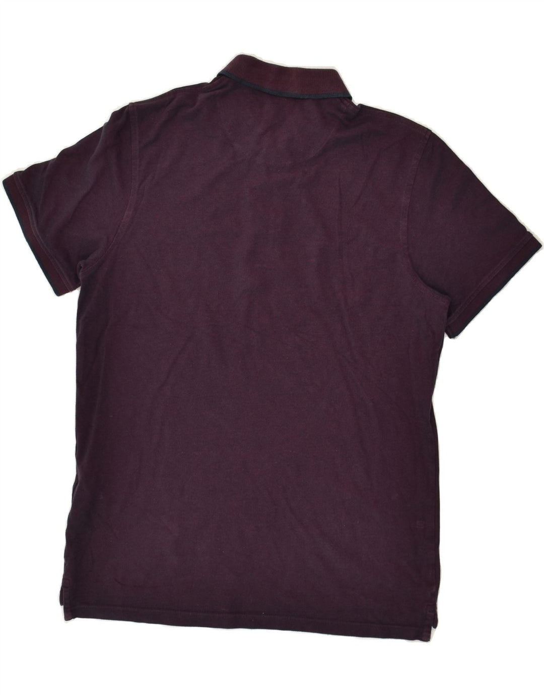JACK & JONES Mens Polo Shirt Large Maroon Cotton | Vintage Jack & Jones | Thrift | Second-Hand Jack & Jones | Used Clothing | Messina Hembry 