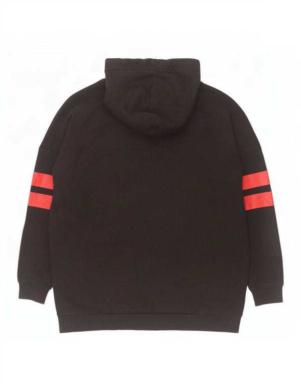 Pulover Superdry pentru bărbați, cu grafică largi, bumbac, negru
