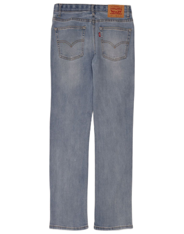 Levi's Boys 511 Distressed Slim Jeans 15-16 ani W28 L30 Blue Bumbac