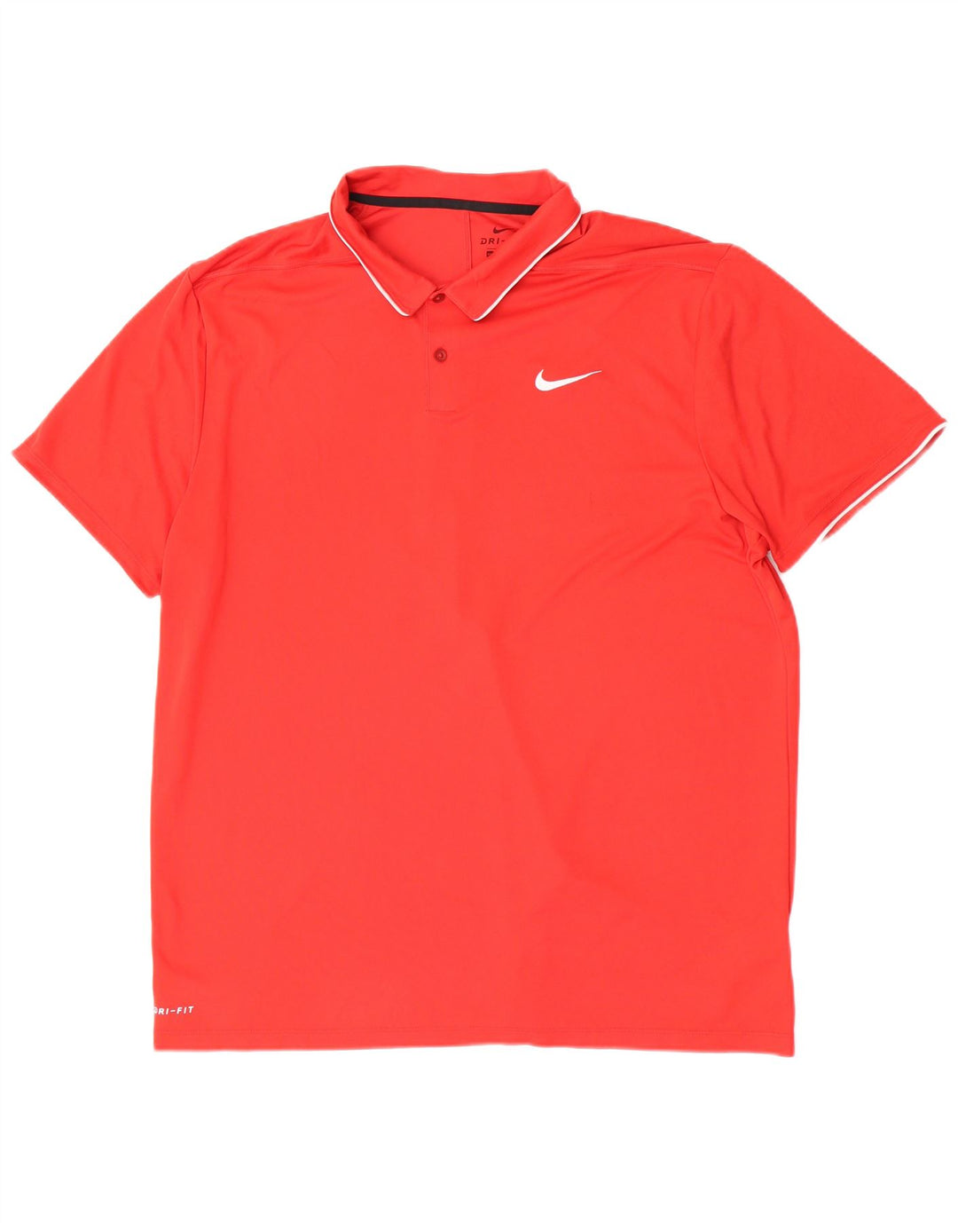 Tricou polo Nike pentru bărbați, cu formă regulată, 2XL, poliester roșu