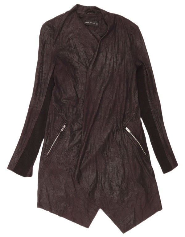 Pulover cardigan deschis pentru femei Zara UK 6 XS Negru