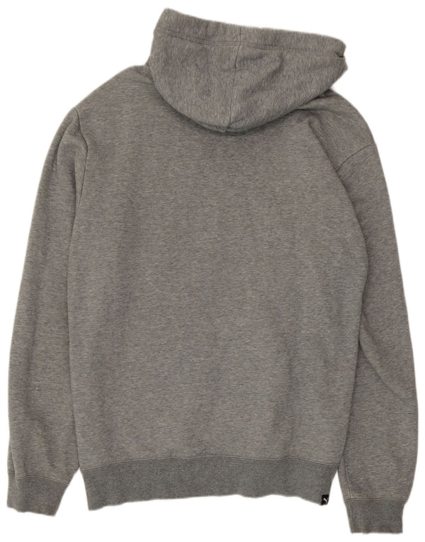 Pulover pentru bărbați Puma Graphic Hoodie, bumbac, gri mediu