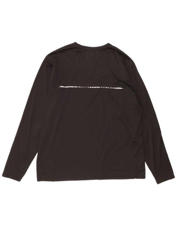 Top pentru bărbați New Balance cu mânecă lungă XL poliester negru
