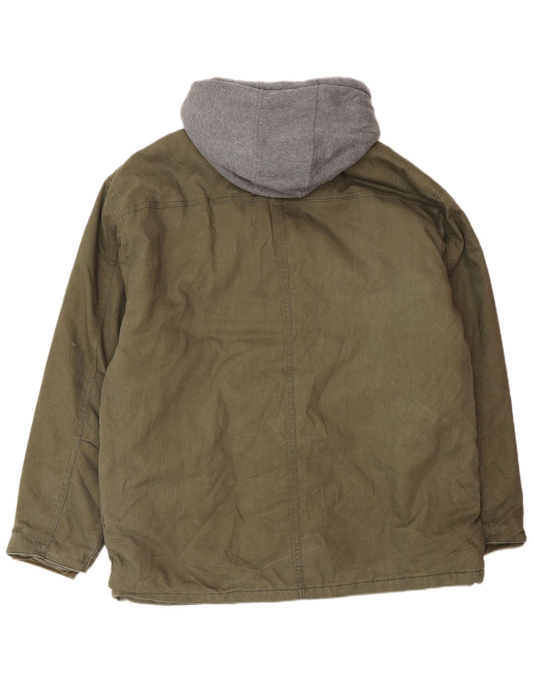 DICKIES Jachetă cu glugă pentru bărbați, UK 42 XL, bumbac color block, kaki