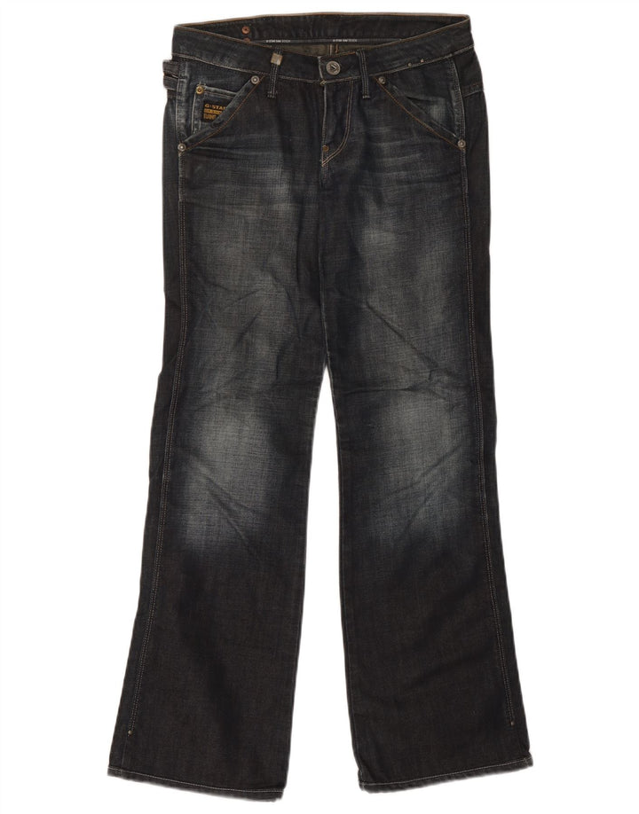 Blugi G-Star pentru femei Bootcut W25 L29 din bumbac colorblock bleumarin