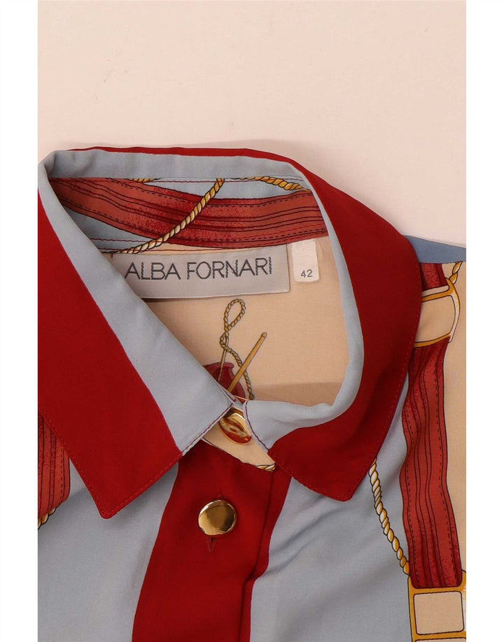 Bluză Cămașă Grafică Femei Alba Fornari IT 42 Medium Multicolor