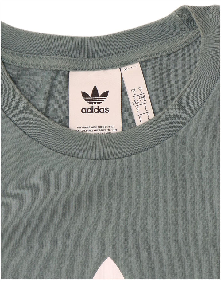 Tricou grafic ADIDAS pentru bărbați Top mare albastru