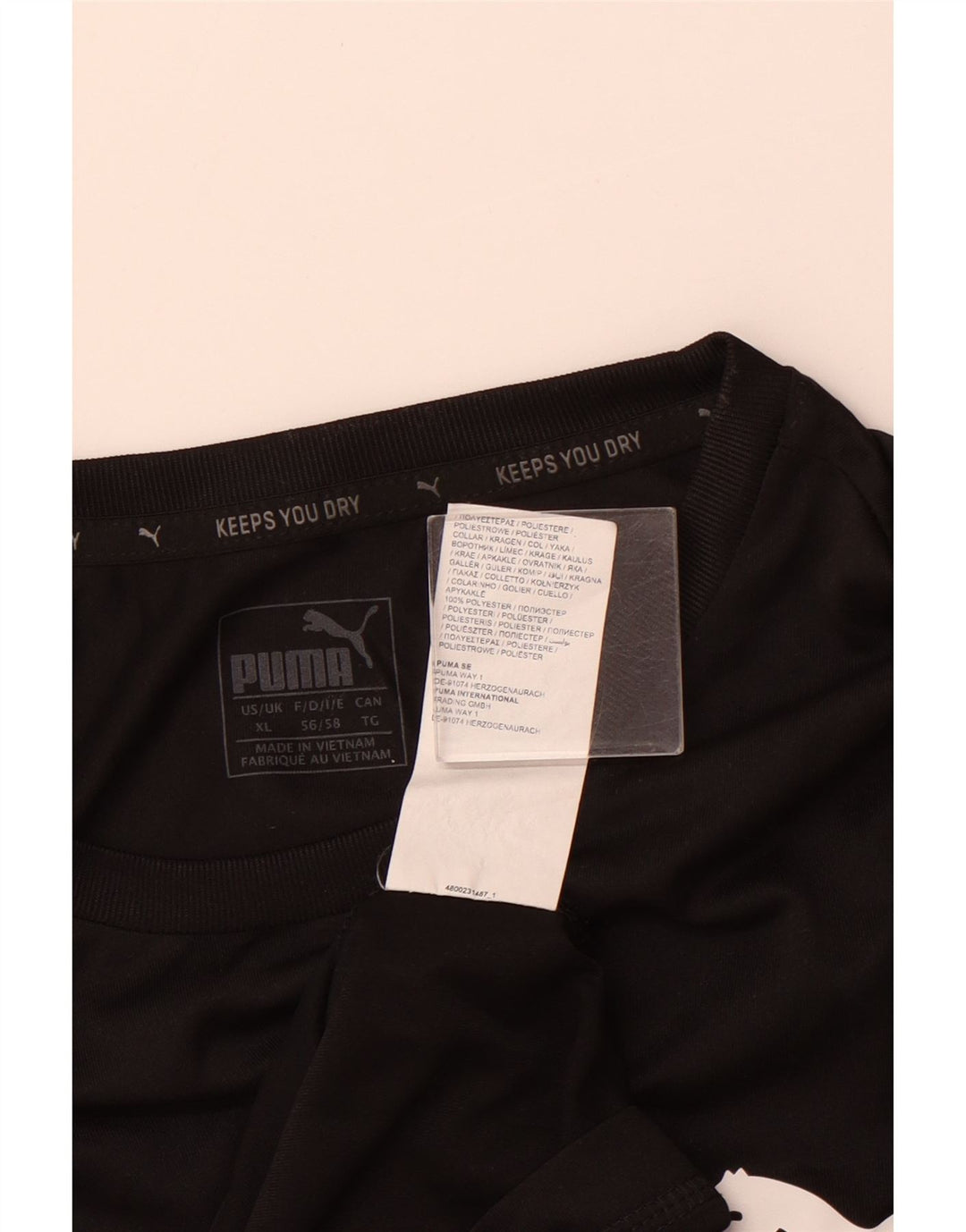 Tricou pentru bărbați PUMA Top XL Poliester negru