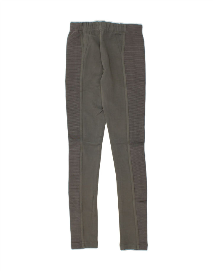 BCBGMAXAZRIA Womens Leggings UK 8 Small  Grey Colourblock Rayon Vintage BCBGMAXAZRIA and Second-Hand BCBGMAXAZRIA from Messina Hembry 
