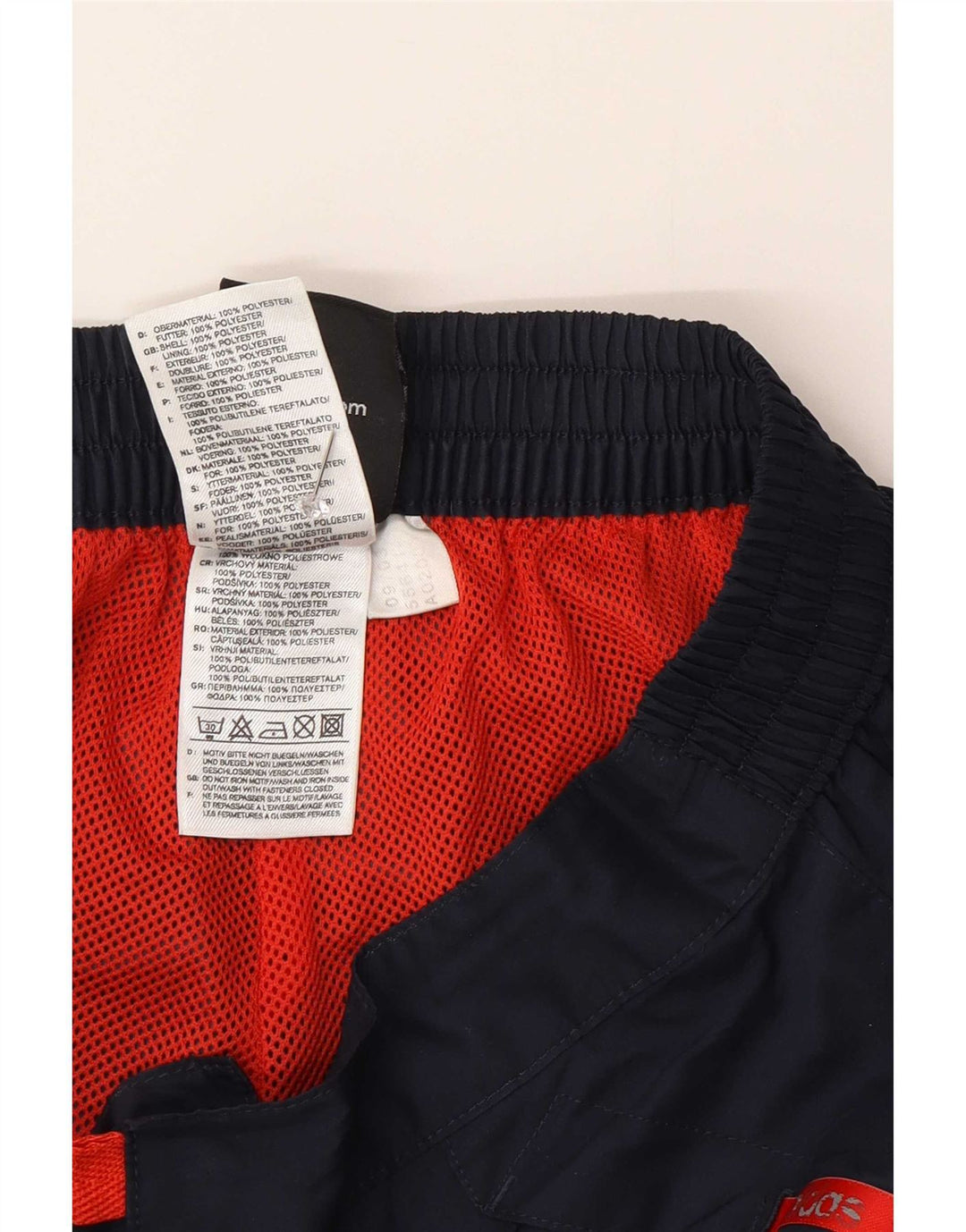 Pantaloni de trening capri Adidas băieți 13-14 ani poliester bleumarin