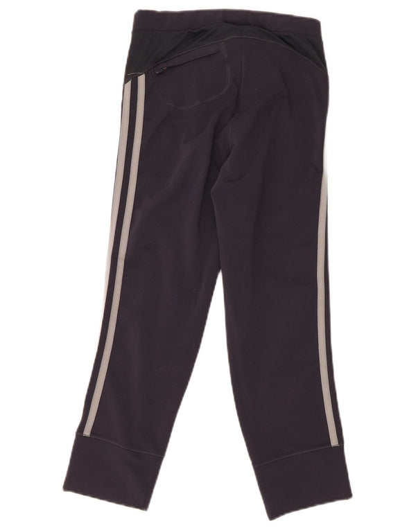 Leggings Capri Adidas pentru femei UK 8 Small Negru Poliester
