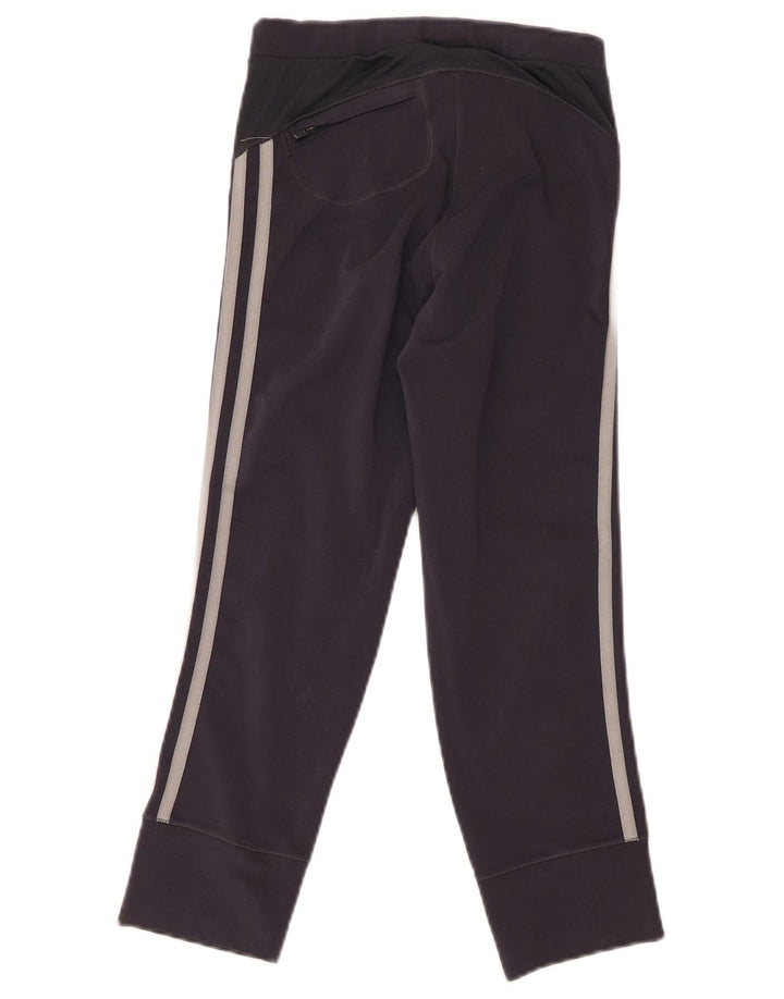 Leggings Capri Adidas pentru femei UK 8 Small Negru Poliester
