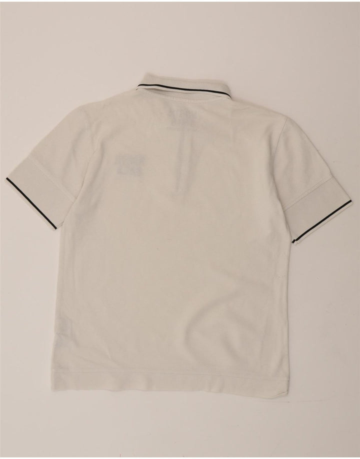 NORTH SAILS Tricou polo grafic XL bumbac alb pentru bărbați