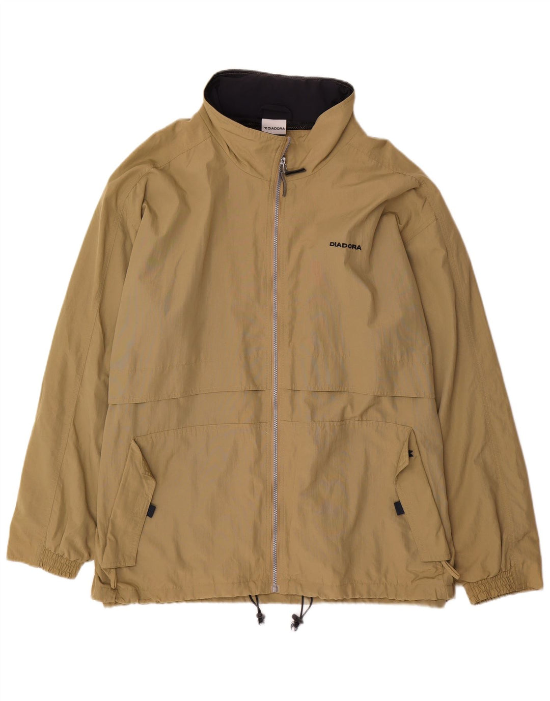 Jachetă de ploaie Diadora pentru bărbați UK 42 XL Bej Poliamidă