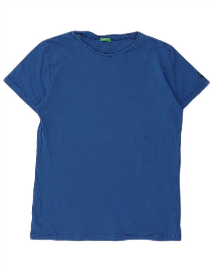 Tricou Benetton Băieți Top 13-14 Ani Albastru