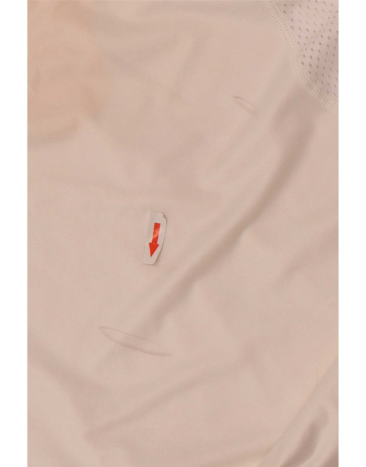 Tricou Nike Dri Fit pentru bărbați Top mic, alb, poliester color bloc