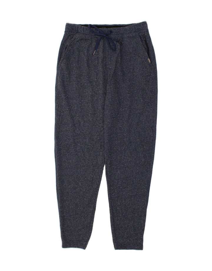 EDDIE BAUER Mens Tracksuit Trousers Medium  Navy Blue Flecked Vintage Eddie Bauer and Second-Hand Eddie Bauer from Messina Hembry 