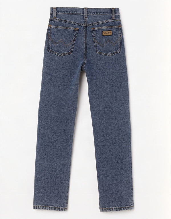 Blugi drepti pentru femei Wrangler Lucy US 10 Large W30 L30 Bumbac albastru