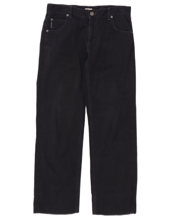 Armani Teen Girls Pantaloni drepti casual 12-13 ani W28 L26 Bleumarin