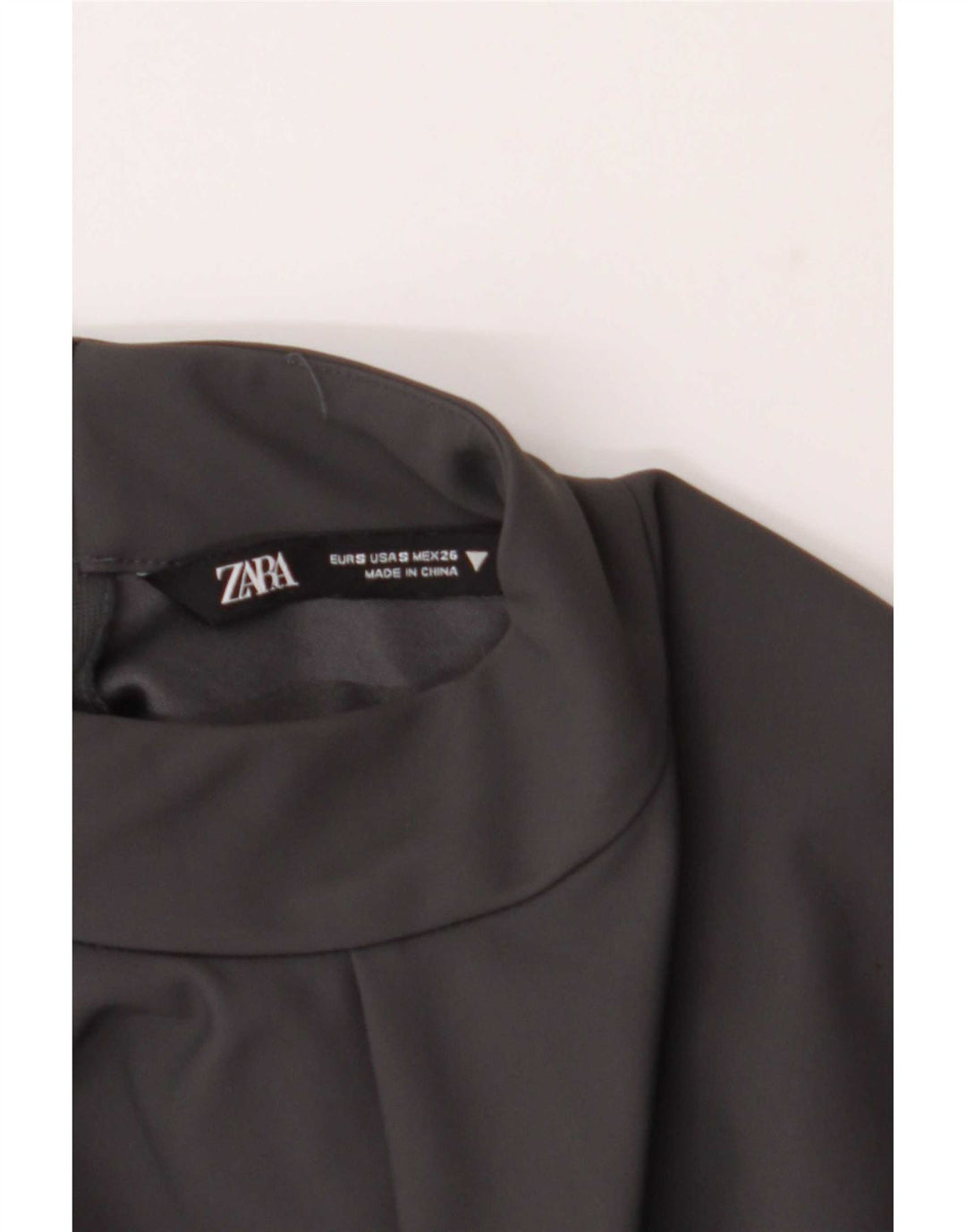 Bluză Crop Top Femei Zara UK 10 Mic Negru