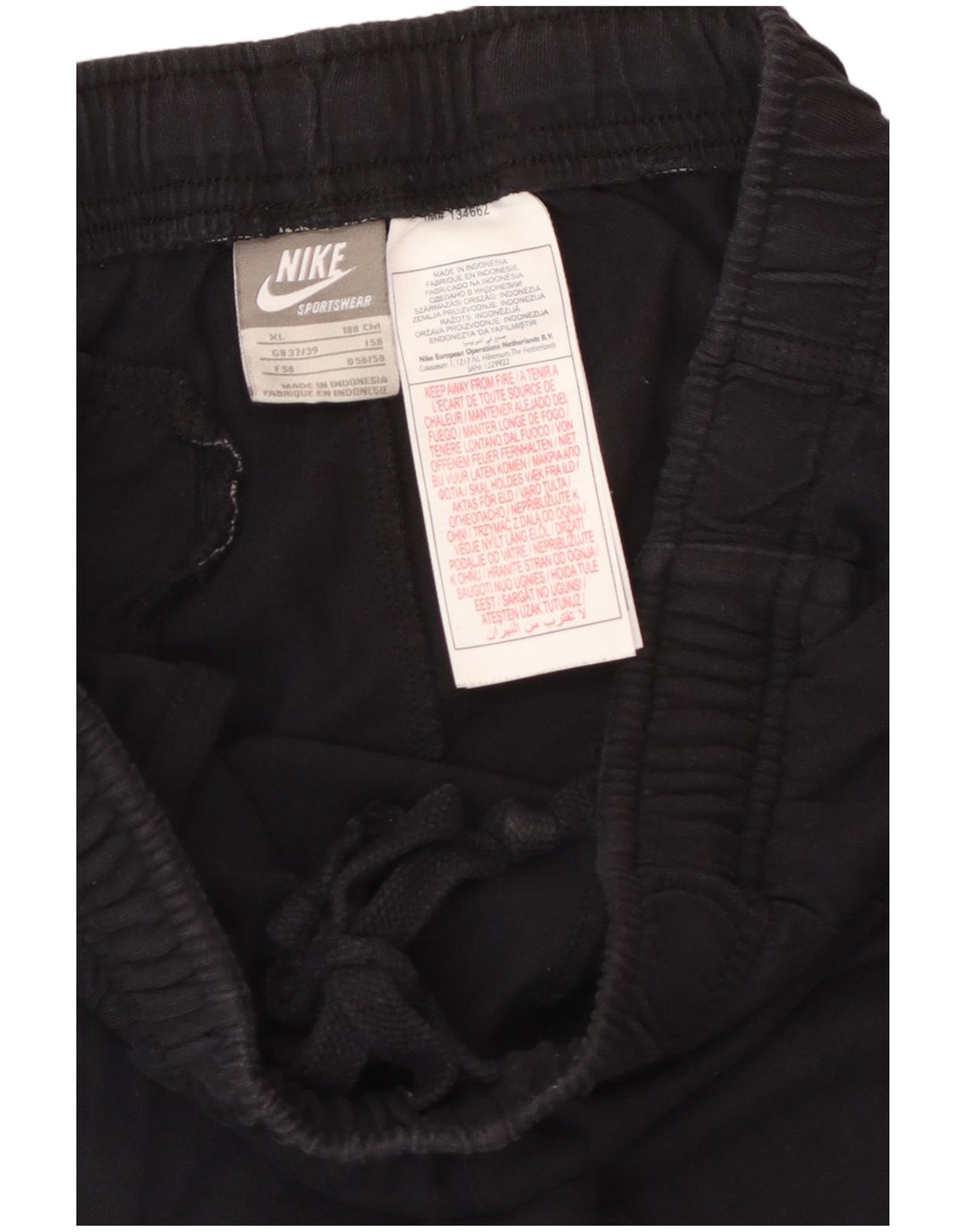 Pantaloni scurți sport pentru bărbați Nike XL, bumbac negru
