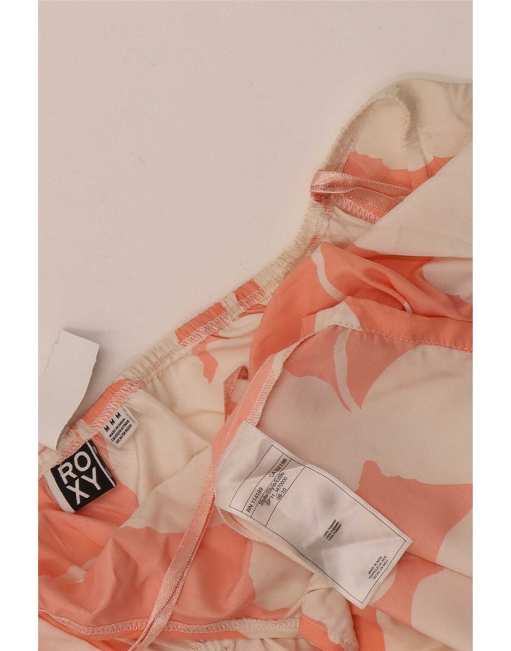 Rochie de soare Roxy pentru femei UK 12 Medium Pink Floral Poliester