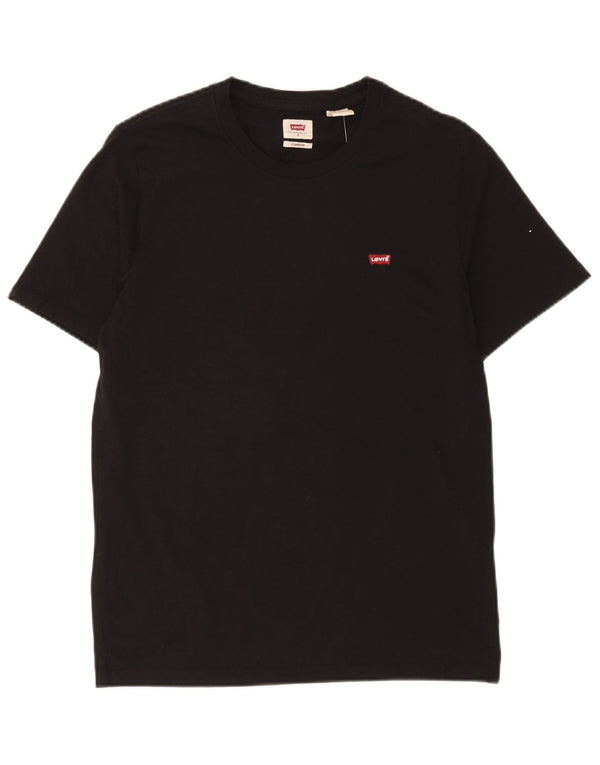Tricou Levi's Standard Fit pentru bărbați Top mic din bumbac negru