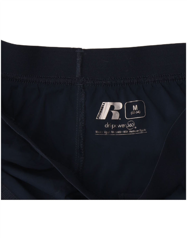 Pantaloni scurți sport Dri-Power pentru bărbați RUSSELL ATHLETIC, mediu bleumarin