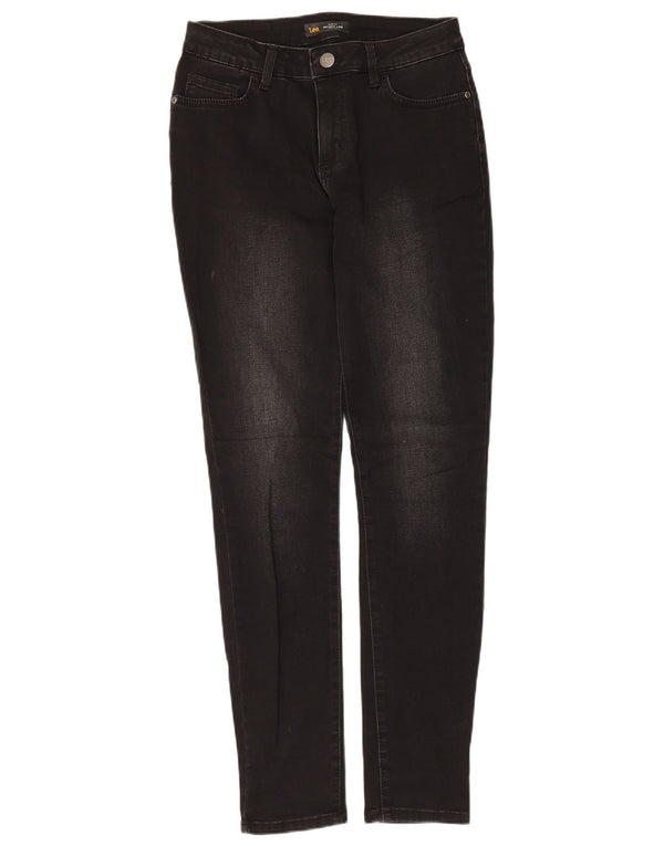 Blugi skinny slim fit cu talie medie Lee pentru femei L27 L31 bumbac negru