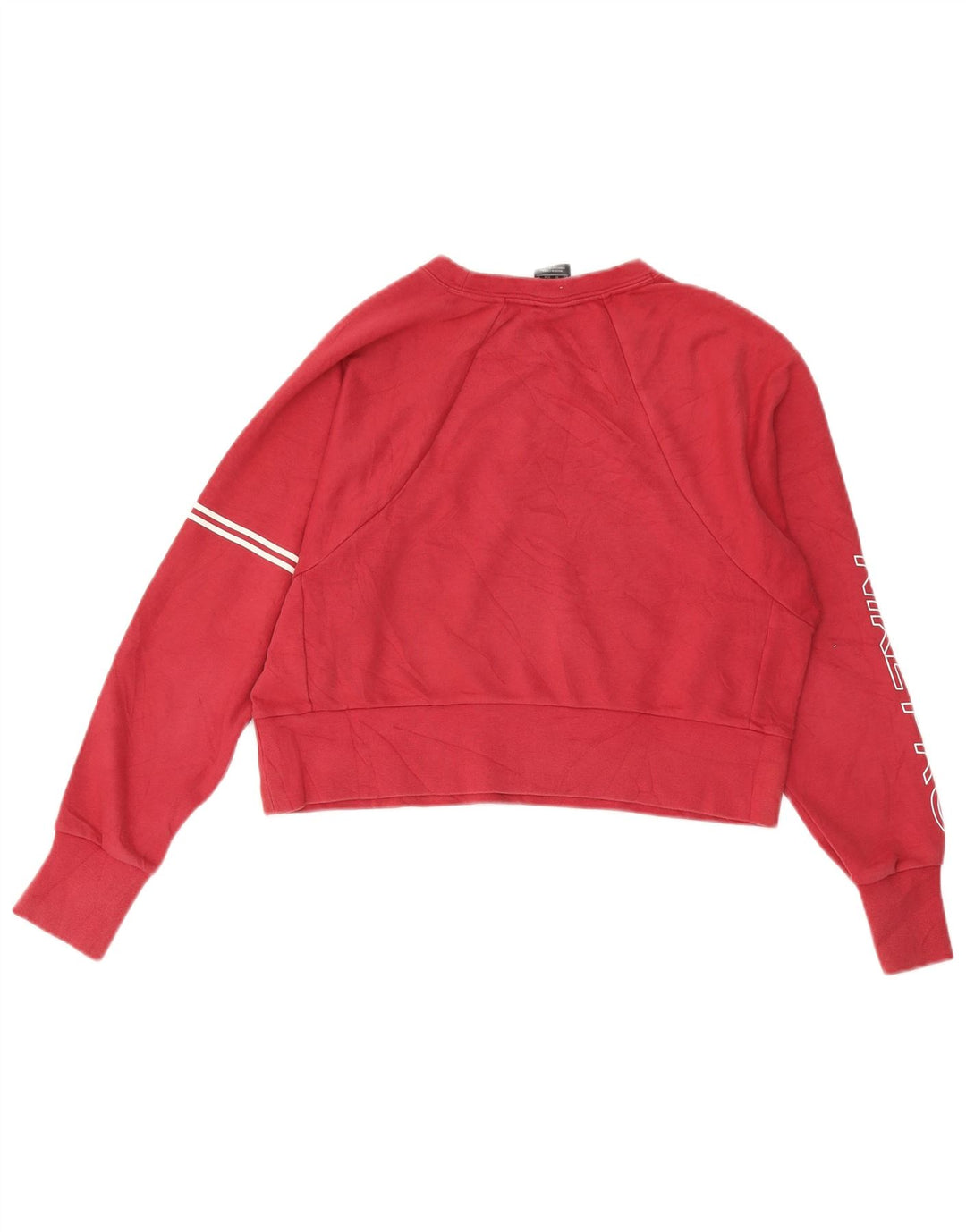 Pulover NIKE pentru femei, supradimensionat cu grafic Crop, UK 6 XS Burgundy