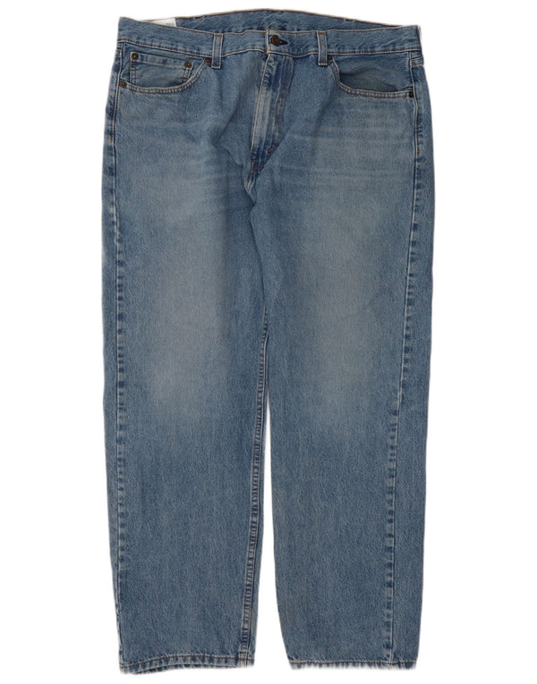 Blugi drepti pentru bărbați Levi's 505 W38 L30 Bumbac albastru